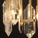 Loft Industry Modern - Crystal Peak Chandelier